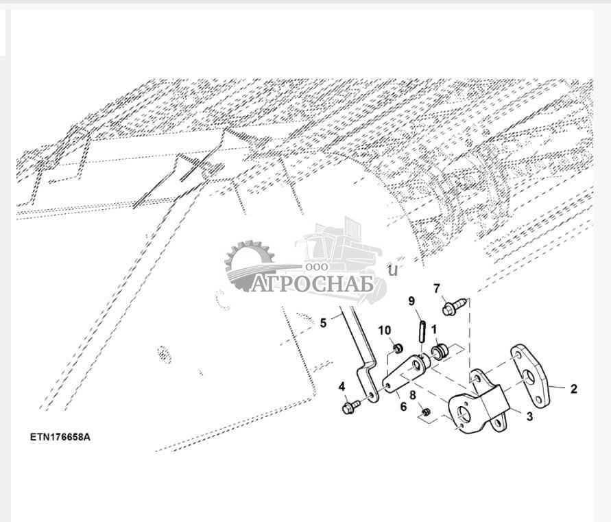 Механические детали, датчик положения наклонной камеры 